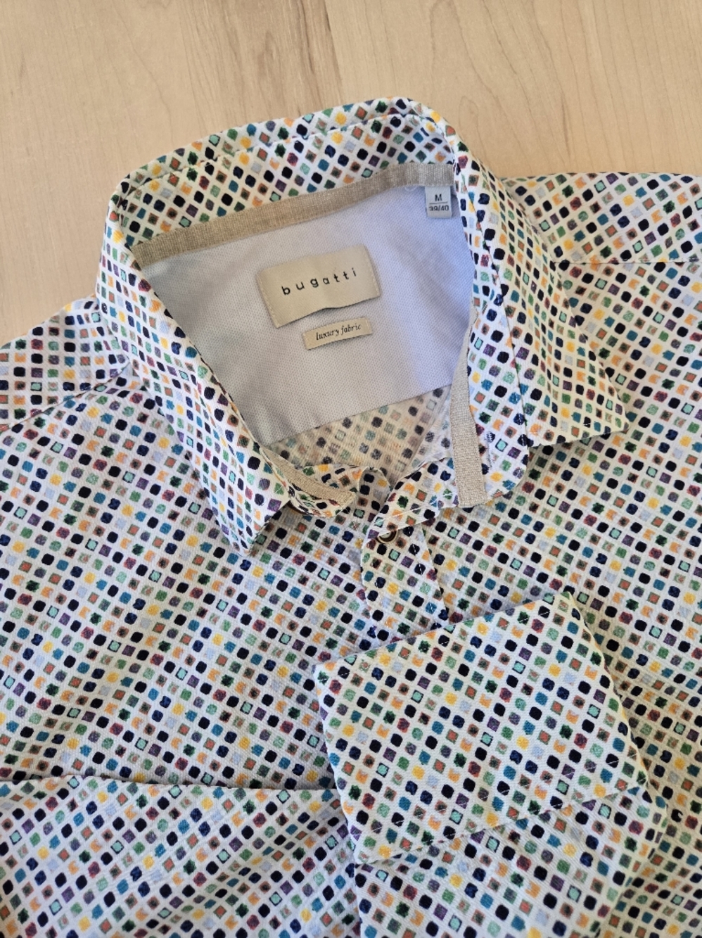 Bugatti Multicolor Square Print Blouse